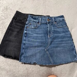 Blue and Black set of American Eagle Next Level Stretch Denim Skirts!